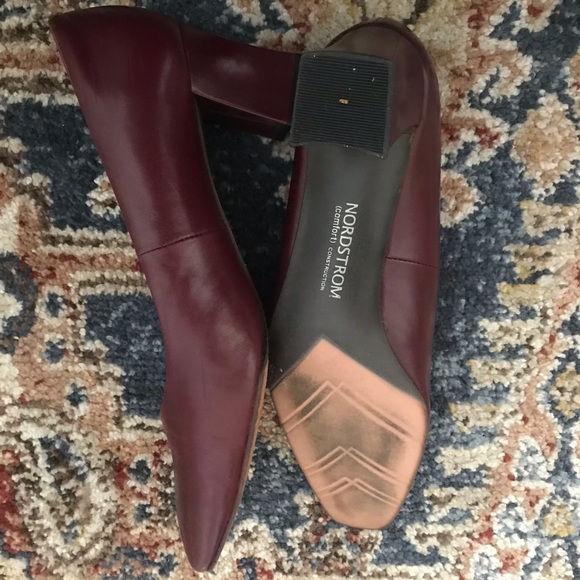 Maroon Comfortable Pumps - Picture 5 of 5